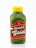 Fist Full of Green cold-pressed detox juice bottle with kale spinach celery parsley — Liquid Gold Juice Vault Petaluma CA